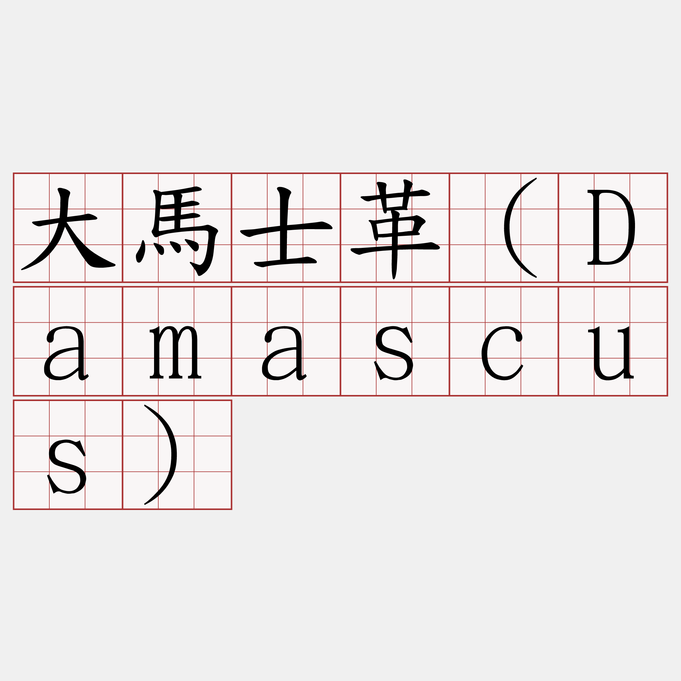 大馬士革（Damascus）