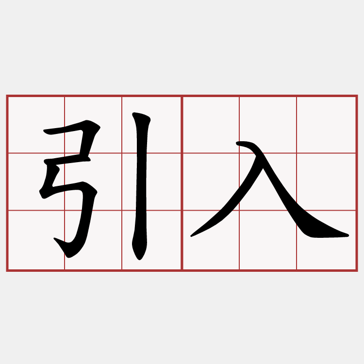 引入