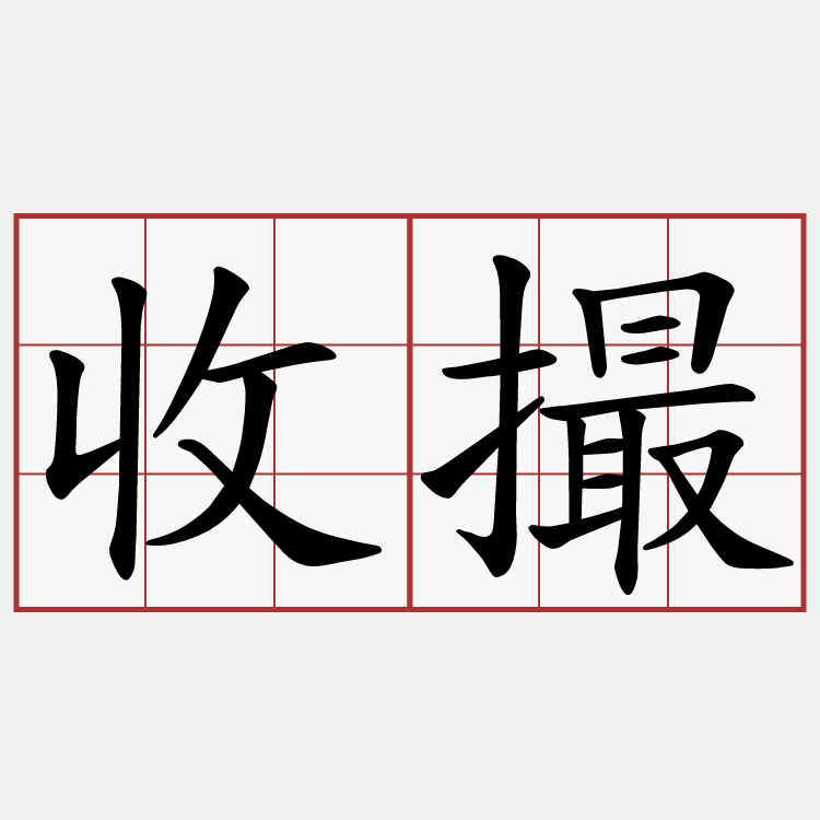 收撮