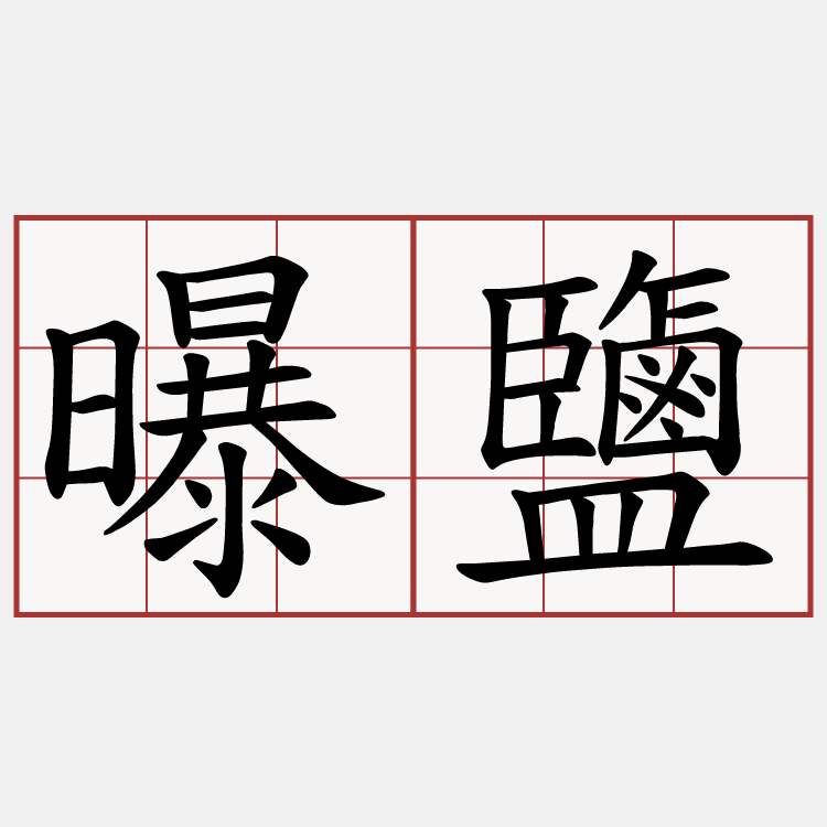 曝鹽