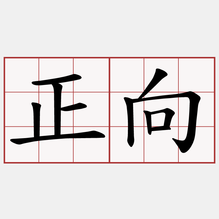 正向