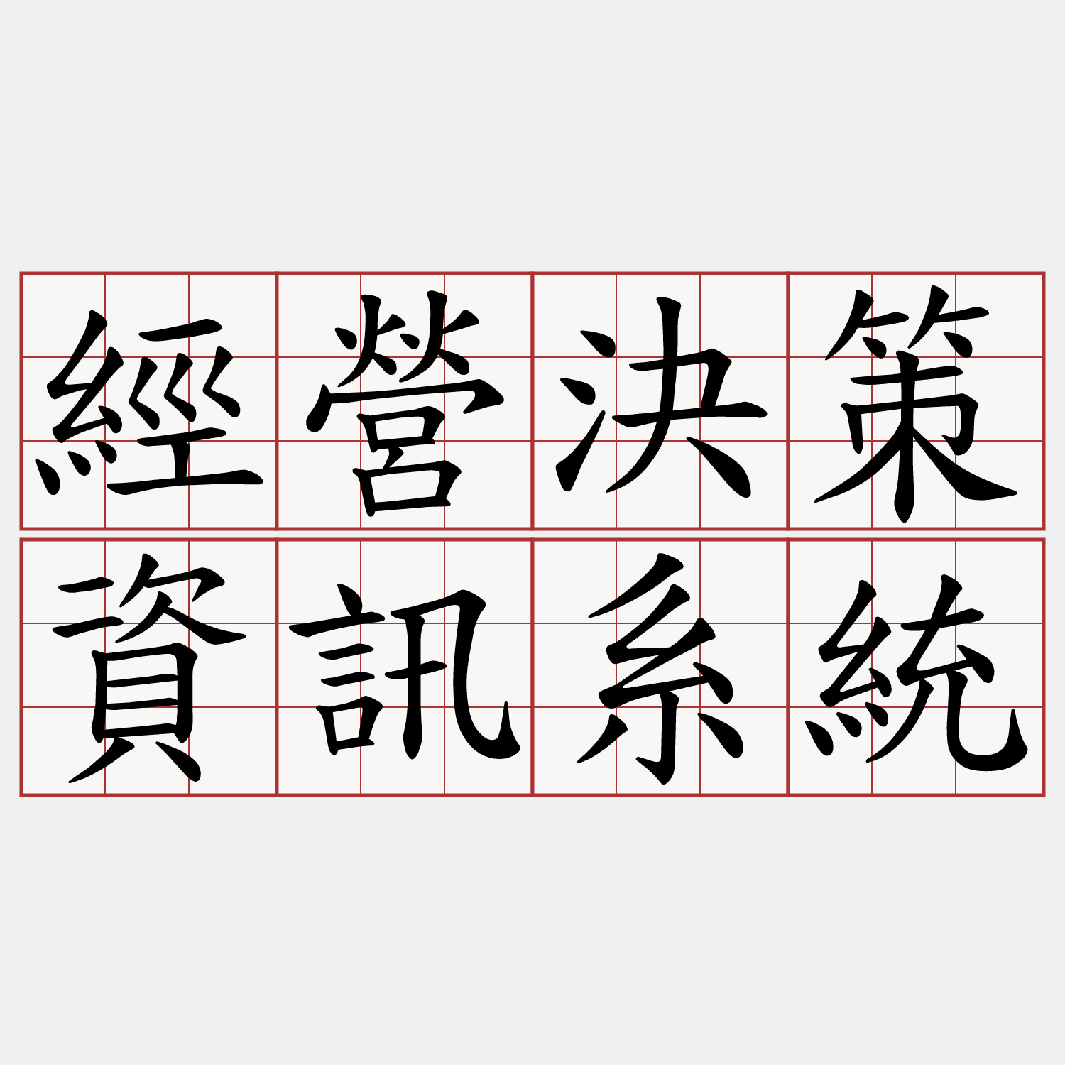 經營決策資訊系統