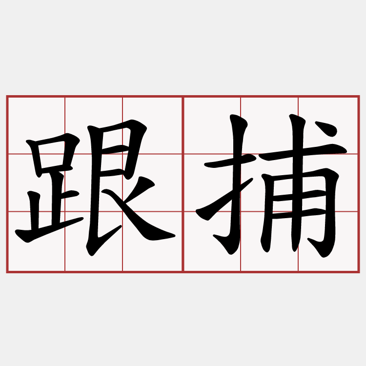 跟捕