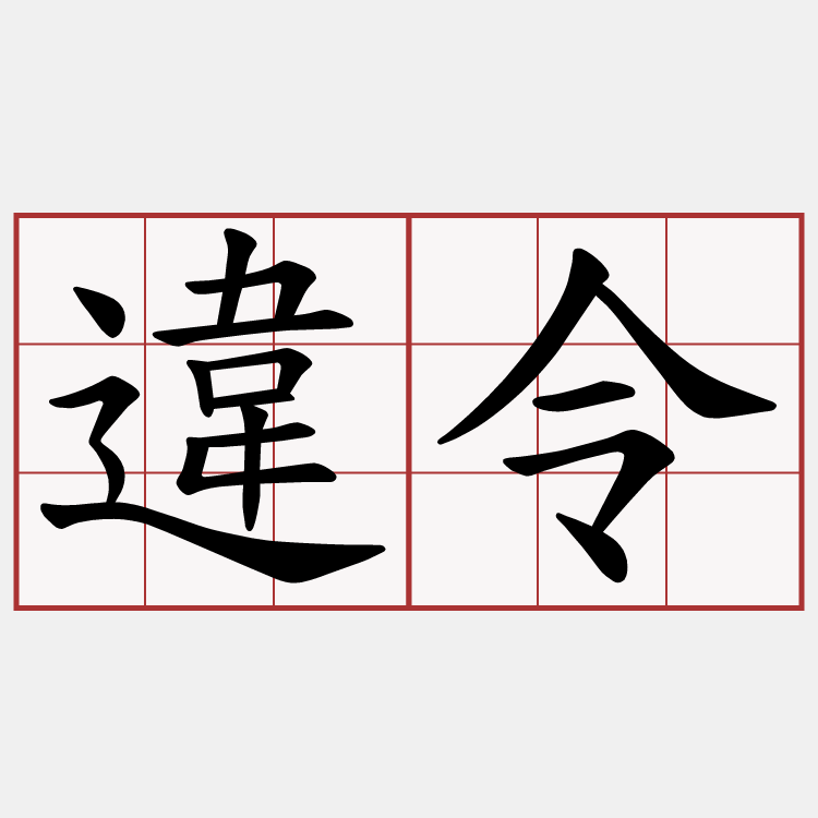 違令
